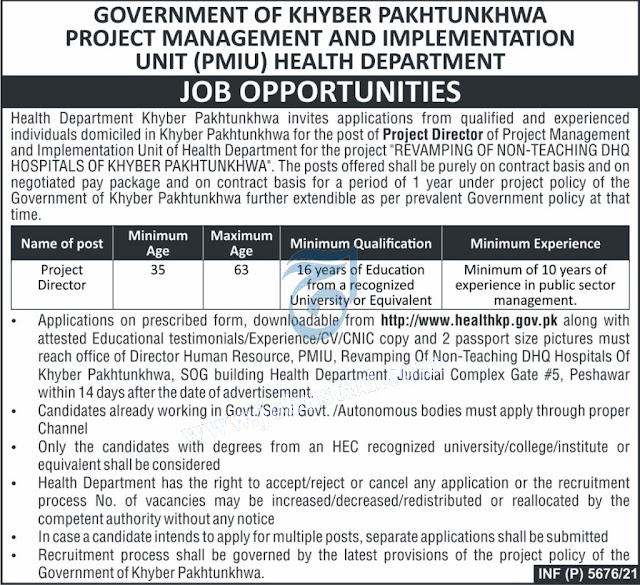 Job in Peshawar