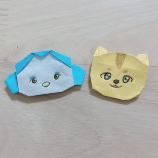 Nago S Handmade 折り紙 おかあさんといっしょの新人形劇 ファンターネ キャラクターの折り方