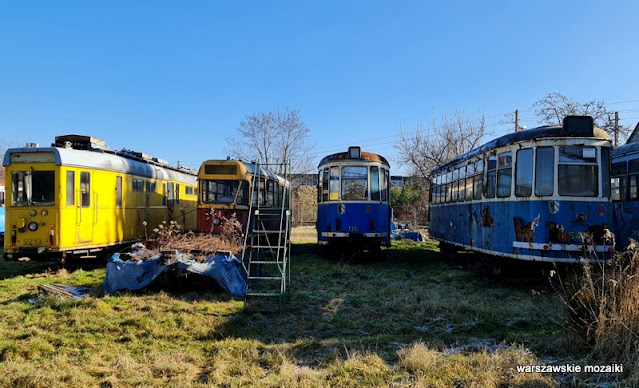 Warszawa Warsaw Włochy tramwaje złom złomowisko cmentarzysko tramwajów rdza