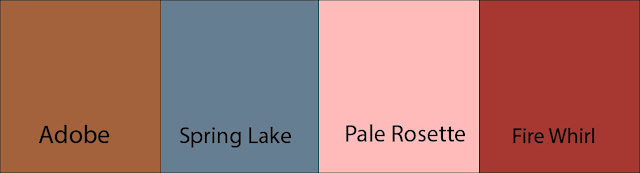 pantone adobe, spring lake, pale rosette, fire whirl color