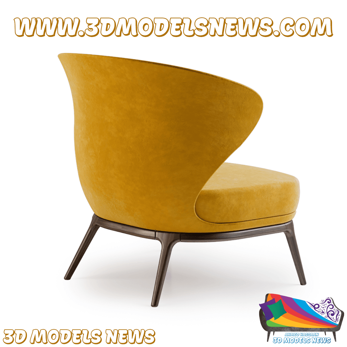 Modern Style Mousgoum Armchair Model 1