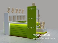 jasa gambar outlet stand murah