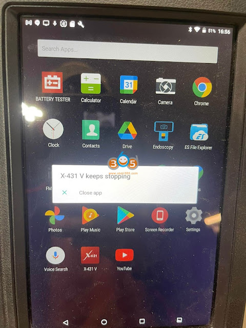 Launch X431 V Keeps Stopping 1