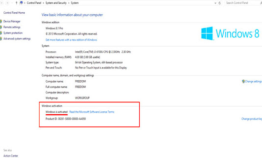 How to activate windows 8, 8.1 without product key using cmd