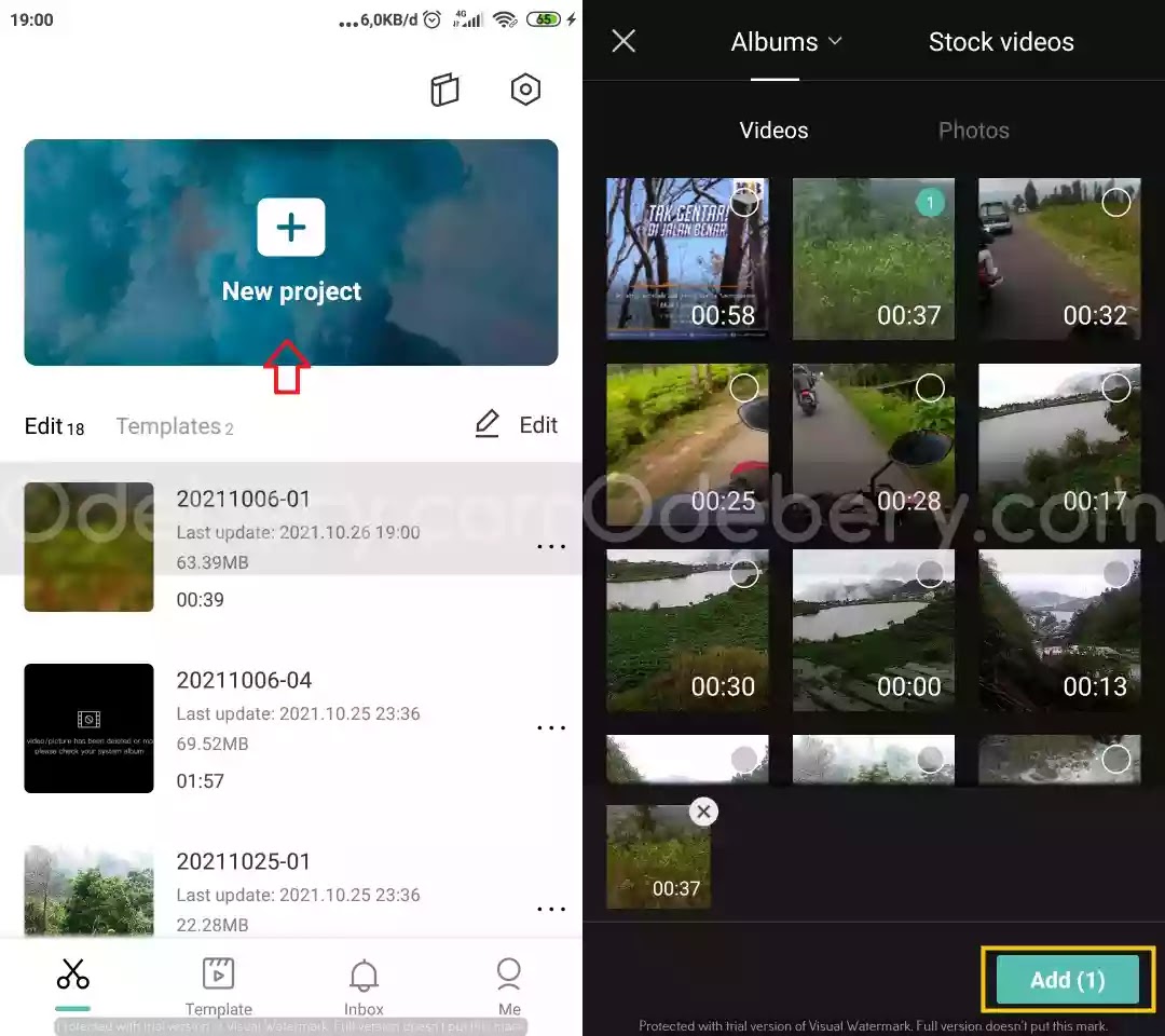 Cara Mengeblurkan Video di CapCut