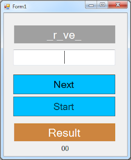 C# Word Guessing Game