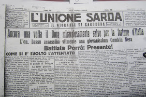 "L' UNIONE SARDA"  - 10 NOVEMBRE 1926