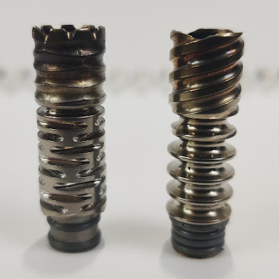 Dynavap Omni 2021 and Standard titanium tip comparison