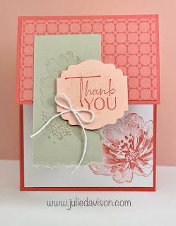 Stampin' Up! Flowing Flowers Card ~ January-June 2022 Mini Catalog  ~ Demonstrator FAQs ~ www.juliedavison.com