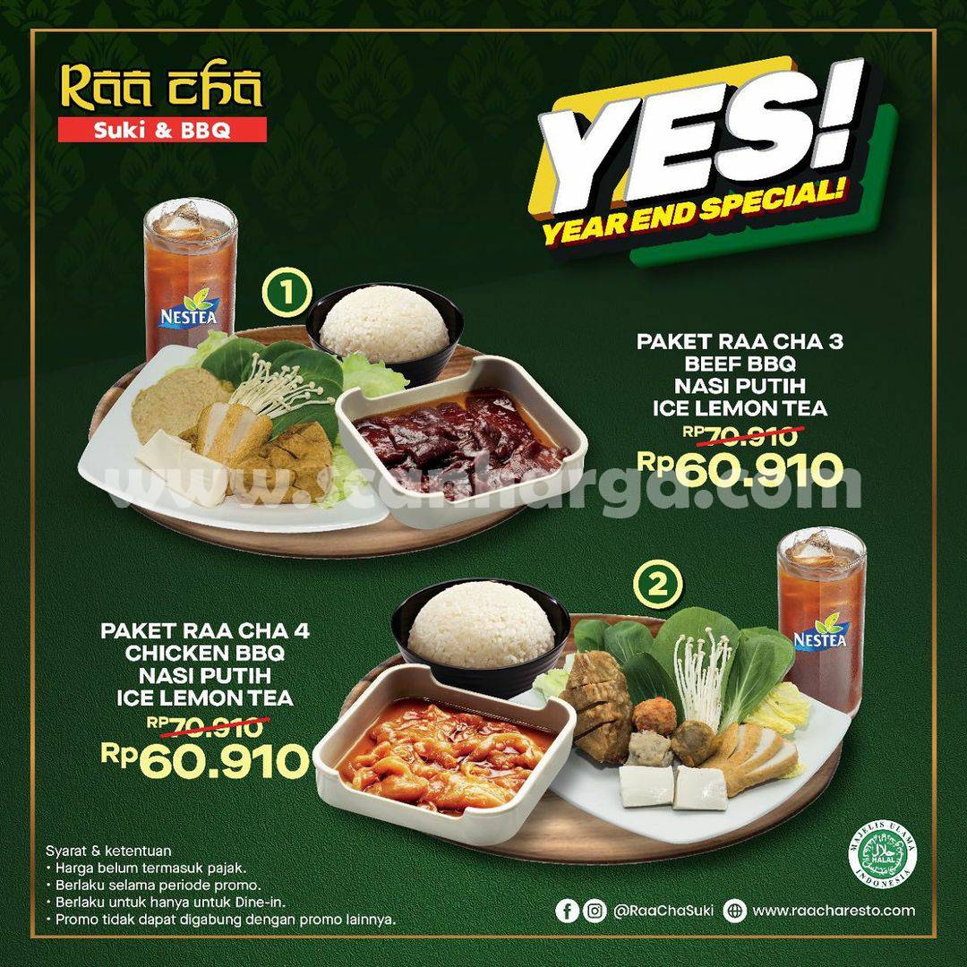 Promo RAA CHA SUKI YEAR END SPECIAL 1 - 31 Desember 2021