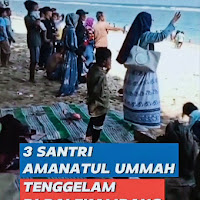Wisatawan Jerman Selamatkan Santri Terseret Ombak di Pantai Balekambang
