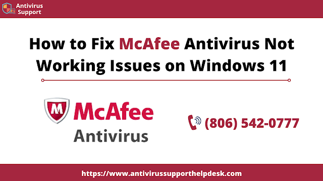 How to Fix McAfee Antivirus Not Working Issues on Windows 11