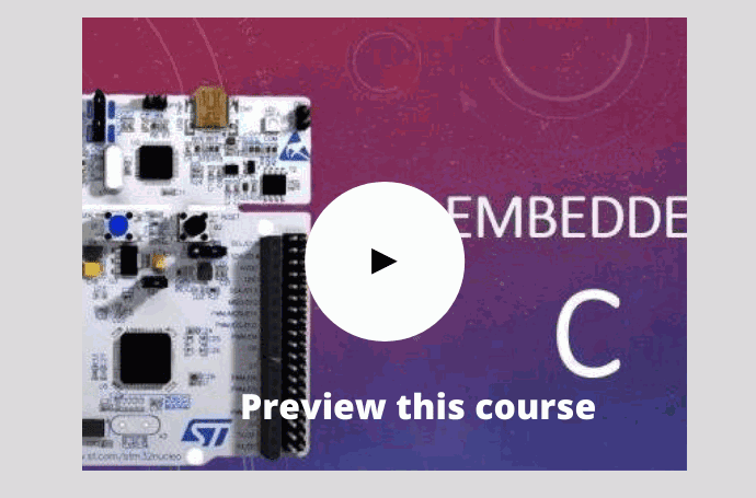 microcontroller embedded C programming: absolute beginners