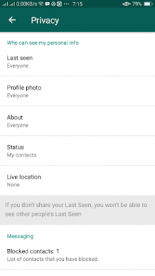 Cara Menyembunyikan Status Online Whatsapp di Hp Android