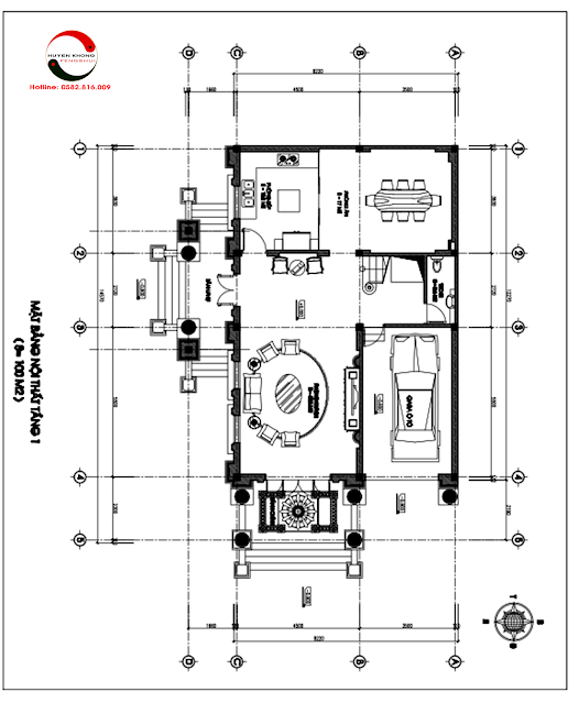 Thiết kế nhà ở chuẩn phong thuỷ tại Tp Vinh Nghệ An a Tình 6