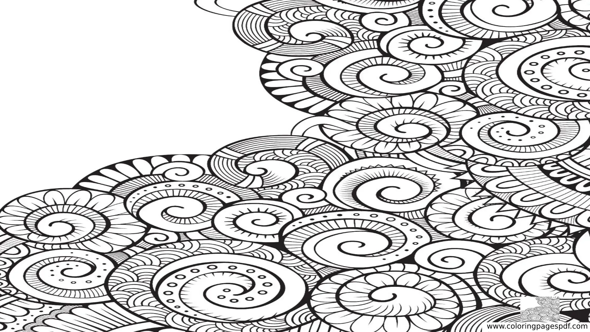 Coloring Pages Of Clouds Mandala