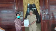 Bupati Sintang Menerima Tim BPK RI Kalbar Yang Akan Lakukan Pemeriksaan Terinci Terhadap LKPD 2021