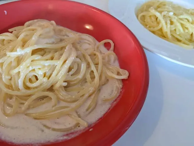 すっぴんパスタ 明太子クリームパスタ メニュー 釜あげ生パスタぱすたろう