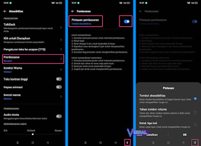 Cara Memperkecil Dan Memperbesar Layar HP Android Menggunakan Fitur Pembesaran