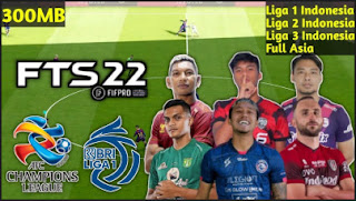 Download Game FTS 2022 Android Offline Full Kompetisi Asia Mod BRI Liga 1 And Update Kits Best Graphics Ultra HD