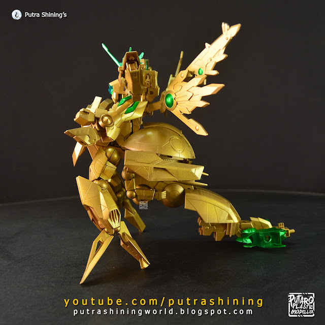 HGBD:R Re:Rising Gundam Custom Paint Gold! by Putra Shining