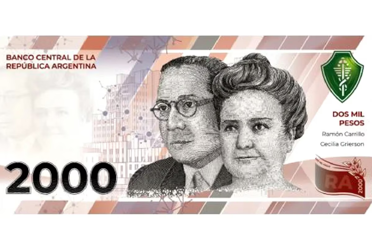Banco Central de Argentina emite nuevos billetes de $2000 por la inflación
