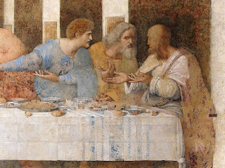 The Last Supper painting by da Vinci includes three apostles, who are Matthew, Jude Thaddeus, and Simon the Zealot.
