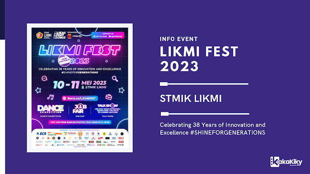 info event stmik likmi fest 2023