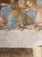 The Last Supper presents a portrait of Judas Iscariot, the son of Simon the Apostle. Judas betrayed Jesus after the Passover.