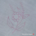 Cute Hand Embroidery Flower Tutorial, Bullion Knot Embroidery Design