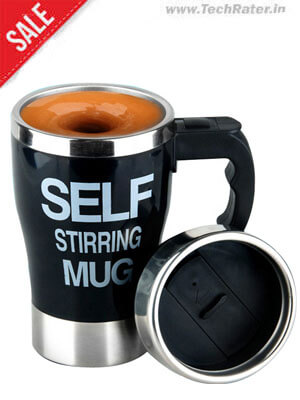 Automatic TeaCoffee Mug (Stainless Steel 450ml )