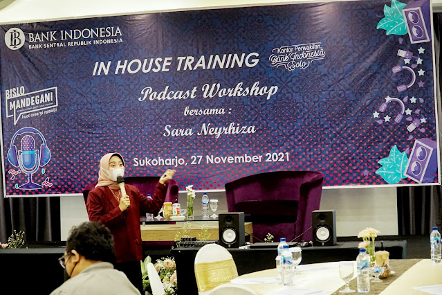 Pelatihan Podcast Korporasi Untuk Bank Indonesia Solo
