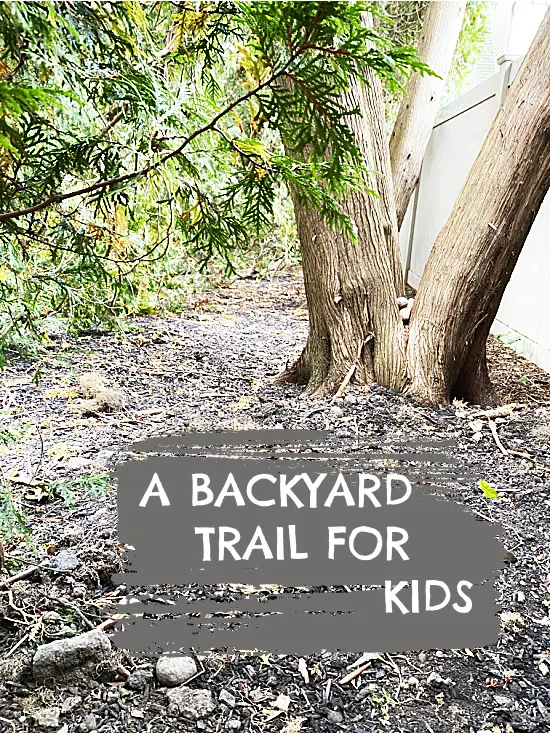 backyard trail with overlay