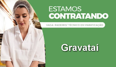 Supermercado contrata Padeiro ou Téc. Panificação em Gravataí