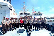 Kapal Polisi Prahasta – 7015, Terima Kunjungan Taruna Akpol Tingkat II Angkatan 58.