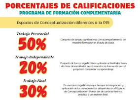PORCENTAJES VALORACION PFC