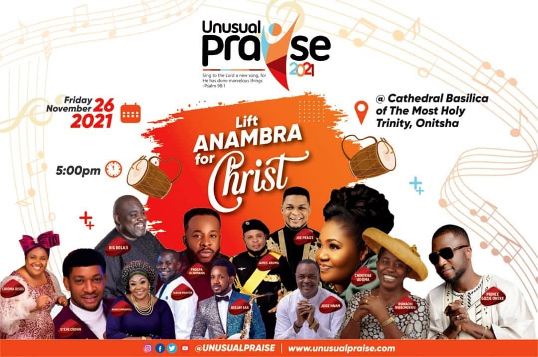 Unusual Praise 2021 | Full List Of Invited Gospel Music Ministers