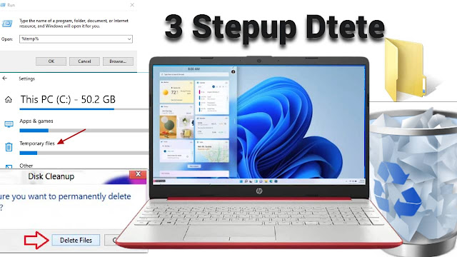 How to delete temporary files
