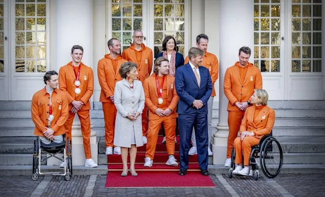 King Willem-Alexander and Princess Margriet held a reception at Noordeinde Palace