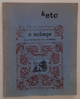 O Eubage (Nos Antípodas da Unidade), de Blaise Cendrars.