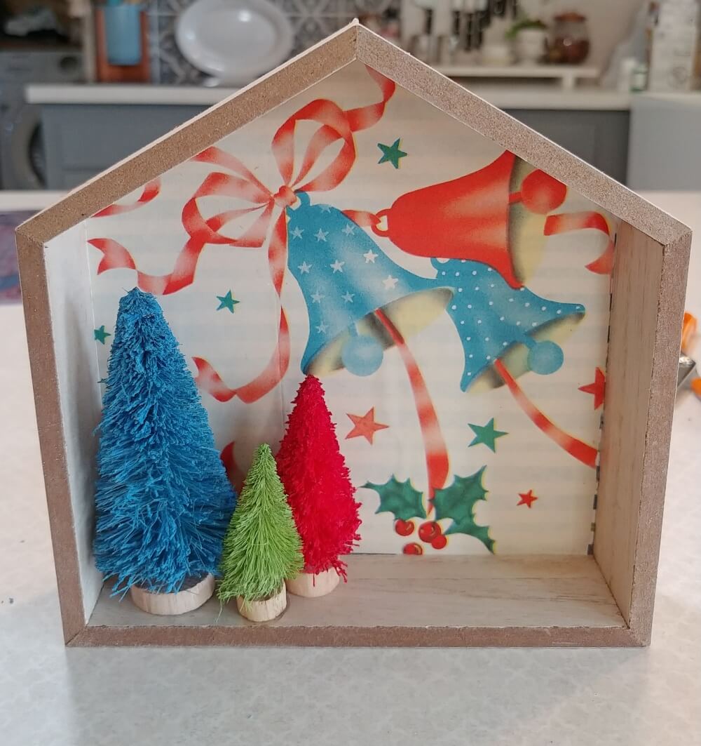 Dollar Store Christmas Diorama