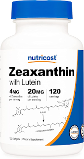 Nutricost Zeaxanthin 4mg with Lutein 20mg