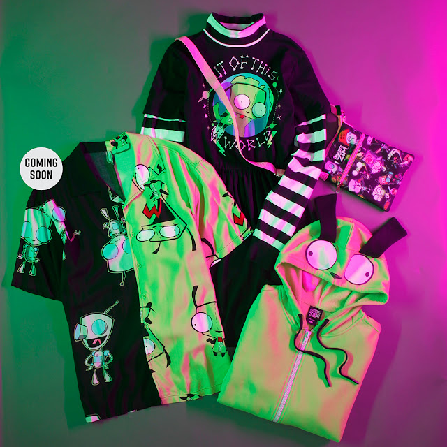 NickALive!: New Invader ZIM Collection Invades Hot Topic