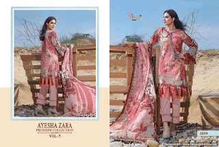 Shree Fab Ayesha Zara Premium vol 5 pakistani Suits catalog