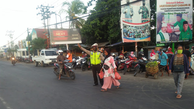 Jaga Kamseltibcar Lalu Lintas, Personil Sat Lantas Rutin Laksanakan Fatur di Pagi Hari