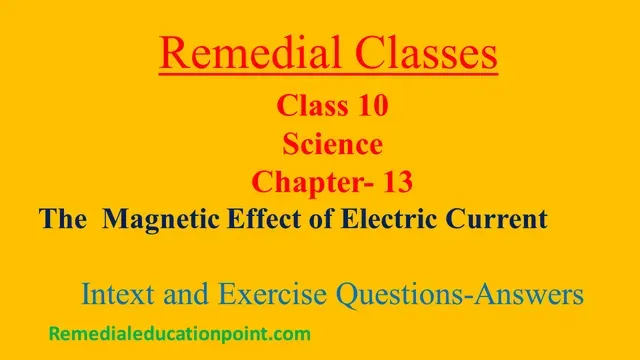 NCERT Solutions for Class 10 Science Chapter 13