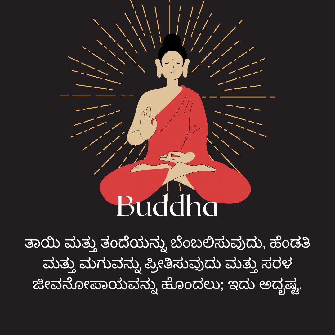 kannada language buddha quotes in kannada