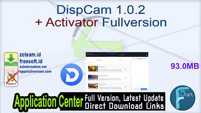 DispCam 1.0.2 + Activator Fullversion
