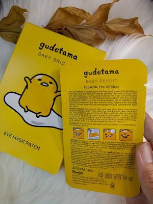 BEAUTY , GUDETAMA , BABY BRIGHT GUDETAMA, BABY BRIGHT GUDETAMA EGG WHITE EEL OFF MASK , BLACKHEAD, WHITEHEAD, TIPS KECANTIKKAN , TIPS HILANGKAN WHITEHEAD