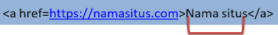 html anchor text